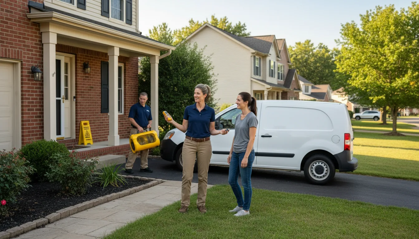Water restoration image for Water Damage & Restoration Services in Mechanicsburg, OH